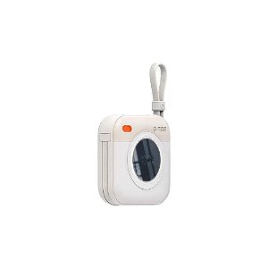 Base carregador portátil G-Tide Multi X1 10000mAh Bege sem fio