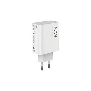 Carregador Xiaomi 67W Hyper Charge Adaptador Tipo-A BHR07SKEU Branco MDY-12-Eh
