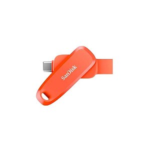 Pen Drive 32GB Sandisk G46 Phone Drive 2 em 1 Salmão SDDDC6-032G-G46 Sem USB/USB-C