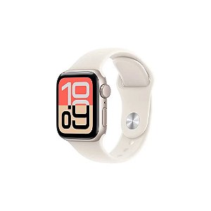 Relógio Apple Watch Se 3 MEH34LW/A 40MM GPS - Alumínio Starlight/Bracelete Esportivo