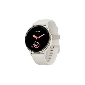 Relógio GPS Garmin Vívoactive 5 010-02862-11 - Alumínio/Ouro Marfim