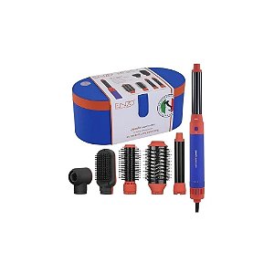 Secador Multiestilizador Enzo Supermotor EN-4133-3 6 Em 1 1500W 220V - Azul