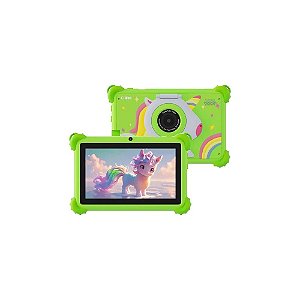 Tablet Infantil C Idea CM88 Kids Wi-Fi 7" 8/256GB Verde + Capa/Acessórios