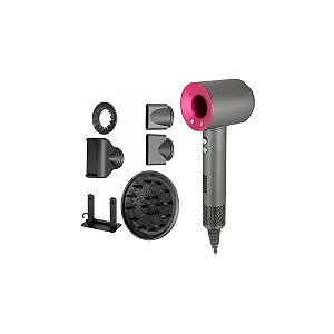 Secador de Cabelo Onida Super Secador de Cabelo ON-2502 2000W 220V - Cinza/Rosa