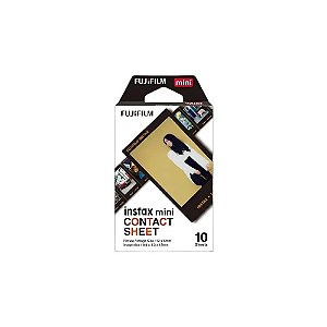 Papel Térmico Fujifilm Instax Mini Contato Folha - (10 Folhas de Filme)