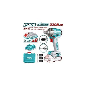 Chave de Impacto Total 1/2” com Encaixe 1/4” 20V 230NM