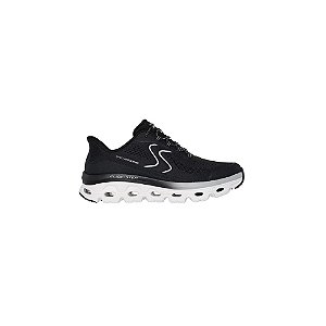 Sapato Feminino Skechers Glidestep Sole Preto com Branco 11