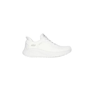 Calçado Skechers Slip-Ins Bobs Sport Squad Feminino Branco 10