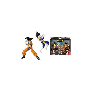 Boneco de Ação Bandai Dragon Ball Z Pack Vegeta VS Goku