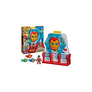 Kit de Brincadeira Salão das Armaduras do Homem de Ferro e Seus Amigos