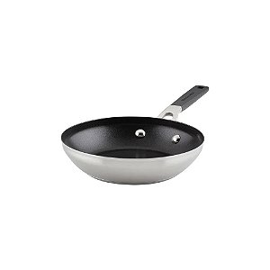 Frigideira Kitchenaid Inox Antiaderente para Indução Cinza