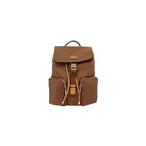 Mochila Chenson Feminina 40x30x15cm Marrom Escuro