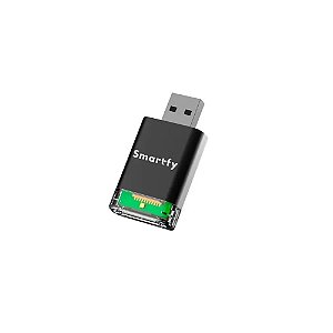 Adaptador Sem Fio Carplay Smartfy CAF01 Wi-Fi Preto