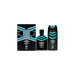 Kit Perfume Masculino Umbro Ice Edt 2 Peças 100ML