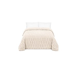 Cobertor Goldsun Plush Queen Bege 210X230CM