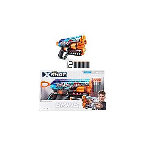 Lançador de Dardos de Espuma Multicolor X-Shot Skins Griefer