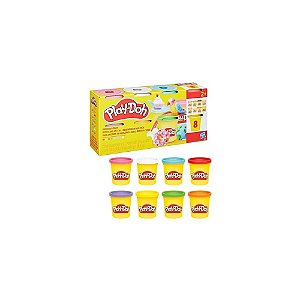 Play-Doh Hasbro Massinha Pacote com 8 Cores 680 G