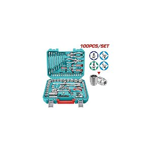 Kit de Ferramentas Total THKTHP21006 100 Peças
