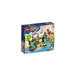 Jogo de Construção Lego Sonic The Hedgehog Lego Amy's Animal Rescue Island 76992 388 Peças
