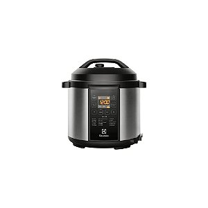 Panela de Pressão Elétrica Electrolux Experience PCC20 6L 1000W 220V Prata/Preto