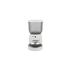 Comedouro Automático para Animais de Estimação Satellite A-DF07V Alimentador Automático para Pets 4L Bivolt Branco
