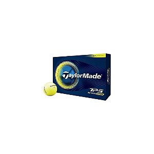 Bolas de Golfe Taylormade M1039801 TP5 Amarelo GLB 12 Unidades