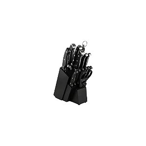 Jogo de Facas Luxor LX-90G6S Preto 14 Peças