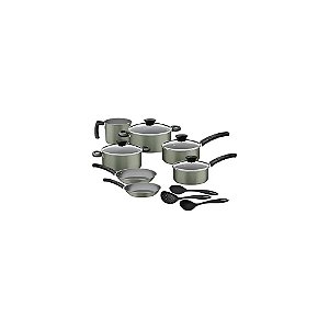 Jogo de Panelas Tramontina Michigan 28299/299 Verde Oliva 10 Peças