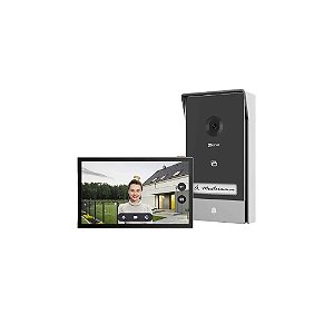 Vídeo Porteiro Ezviz HP7 CS-HP7 2K Wi-Fi/Microsd - Preto