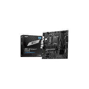 Placa-Mãe MSI Pro B760M-P DDR4 com Soquete LGA 1700/Matx - Até 4 DDR4