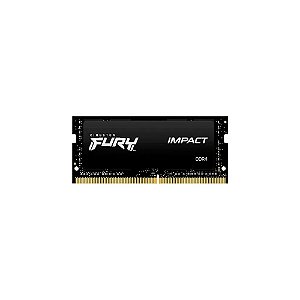 Memória RAM para Notebook Kingston Fury Impact de 8GB KF432S20IB/8 DDR4/3200MHZ - Preto
