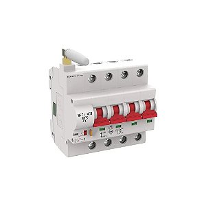 Disjuntor MCB ZISB9-4P 32A Wi-Fi - 400V/50HZ