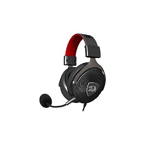 Headset Gamer Redragon Icon H520 Microfone Omnidirecional/7.1 Virtual/50MM - Preto/Vermelho
