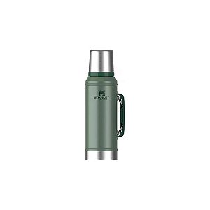 Garrafa Térmica Stanley Classic Legendary Bottle 70-24149-001 de 940ml - Verde Martelinho