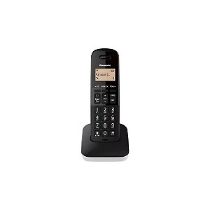 Telefone Sem Fio Panasonic KX-TGB310LAW com Identificador de Chamadas - Preto/Branco