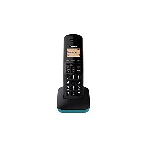 Telefone Sem Fio Panasonic KX-TGB310LAC com Identificador de Chamadas - Preto/Azul