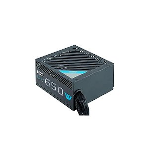 Fonte de Alimentação para PC Azza PSAZ-650W 80 Plus Bronze 650W Bivolt - Preto