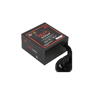 Fonte de Alimentação para PC Redragon RGPS GC-PS001 com 80 Plus Bronze, 500W, Bivolt - Preto