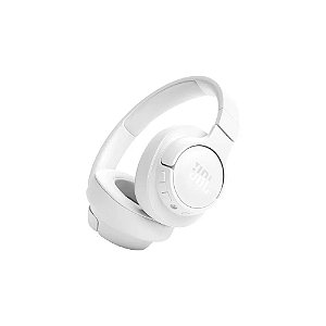 Fone de Ouvido Sem Fio JBL Tune 720BT Bluetooth/Microfone/Pure Bass - Branco