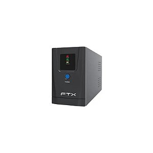 Fonte UPS FTX 600VA 360W Nema Universal Tomadas 220V Linha Interativa - Preto
