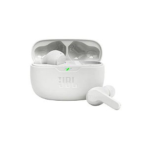 Fones de Ouvido JBL Wave Beam Bluetooth/IPX54 - Branco