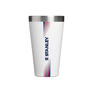 Copo Stanley Stacking Pint 437ML - Equipe Branco Azul Escuro