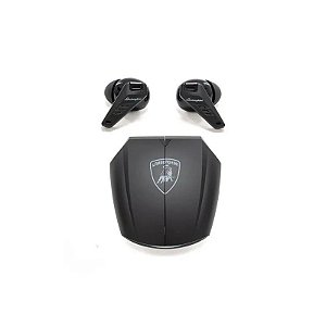 Fones de Ouvido Lamborghini Bud Huracan 700 LB TWS - Noctis Preto