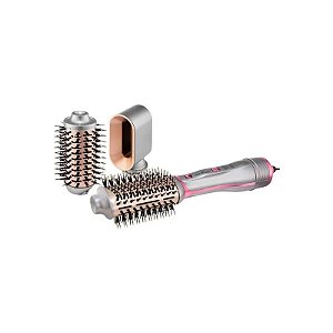 Secador de Cabelos Escova Britania PES19SG 2 Temperaturas/ 2 Velocidades/ 1300W/ Bivolt - Rosa/ Prata
