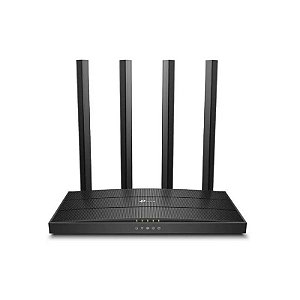 Roteador TP-Link Archer C6 Dual Band AC1200 Mu-Mimo de 1167MBPS com 4 Antenas - Preto