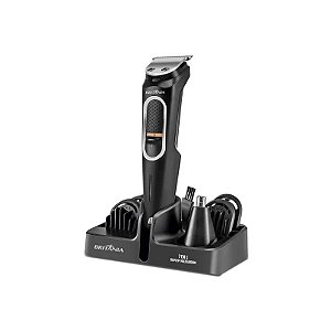 Cortador de Cabelo Britania BAP21P Multigroom 7 Em 1 com 5W/Recarregável/Bivolt - Preto