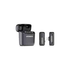 Micrófone Sem Fio Satellite A-MK141 USB-C - Preto