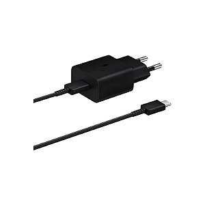 Carregador de Parede Samsung Power Adapter EP-T1510XBEGWW com USB-C/15W/ 3A - Preto