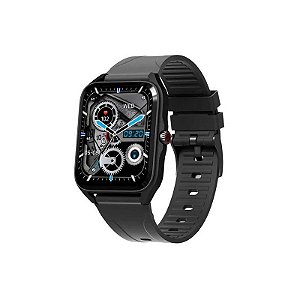 Relógio inteligente G-Tide Q1 de 1,83" com Bluetooth - Preto