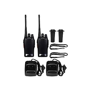 Walkie Talkie Baofeng BF-777S Até 3KM/1500mAh - Preto